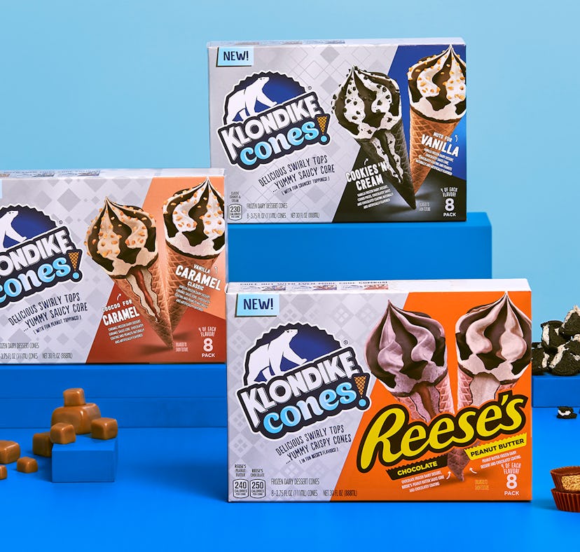 New Klondike Cones for 2022 include Reese’s and Cookies ‘N Cream flavors.