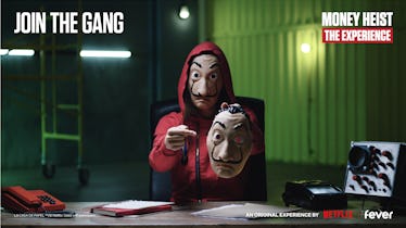 Money Heist: The Experience is an immersive event coming to Brooklyn where fans can test how they'd ...