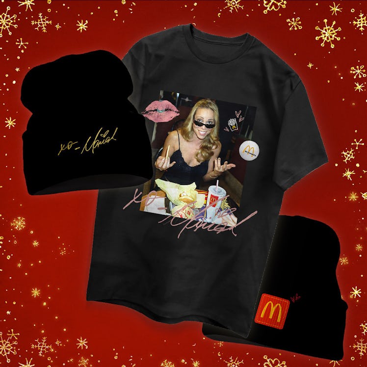 You can win Mariah Carey merch at McDonald's to celebrate her December 2021 holiday menu.