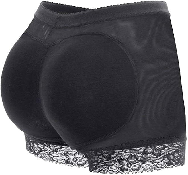 JANSION Seamless Lace-Trimmed Padded Boyshorts