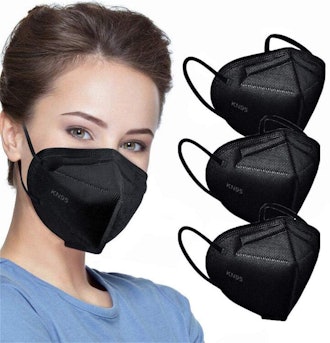 Lement Black Face Masks (50-Pack)
