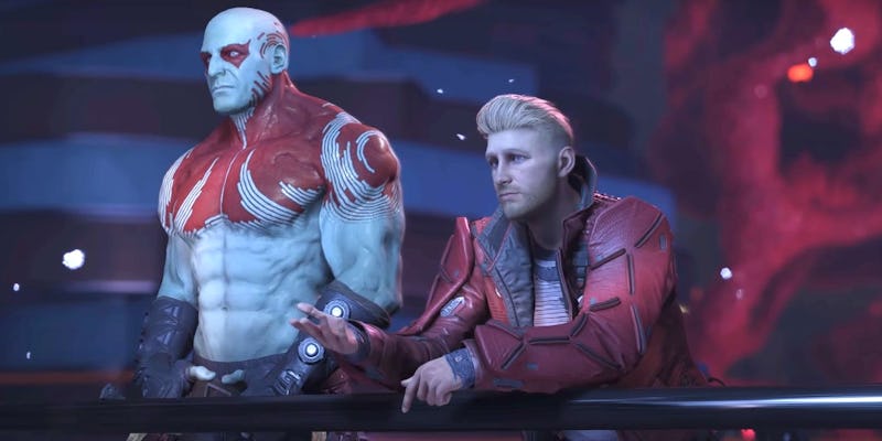 guardians of the galaxy game draxx and peter