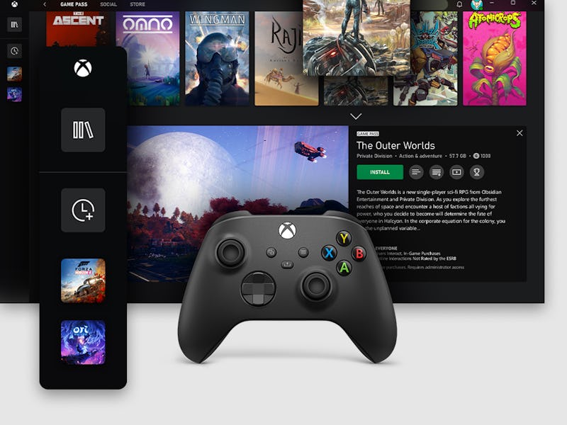 A screenshot of the Xbox app on Windows