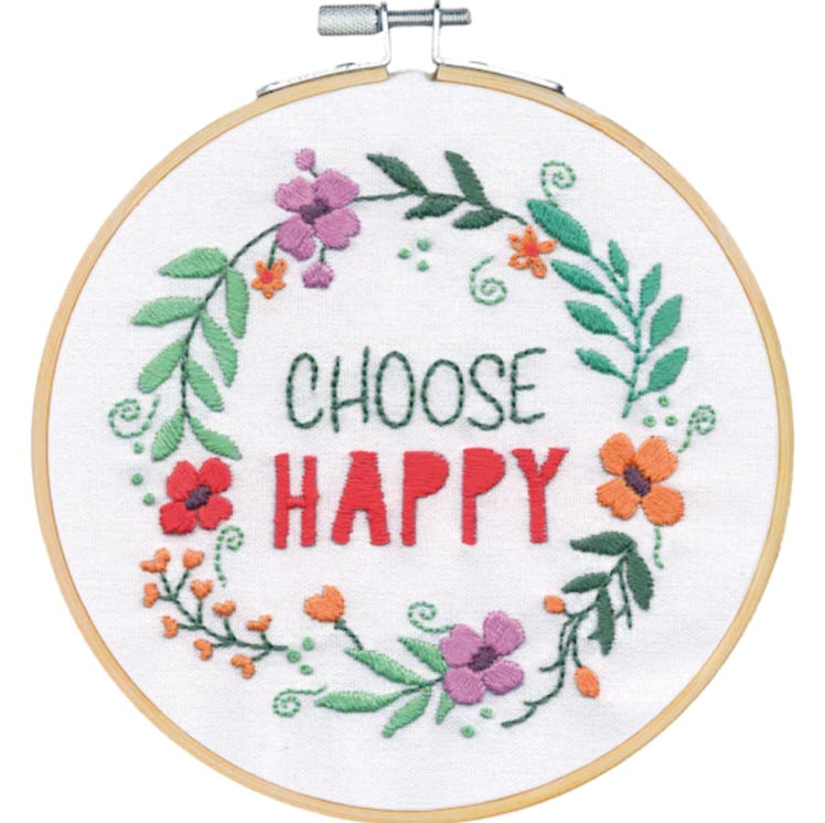 Embroidery kits are a way to personalize your home decor in 2022. 