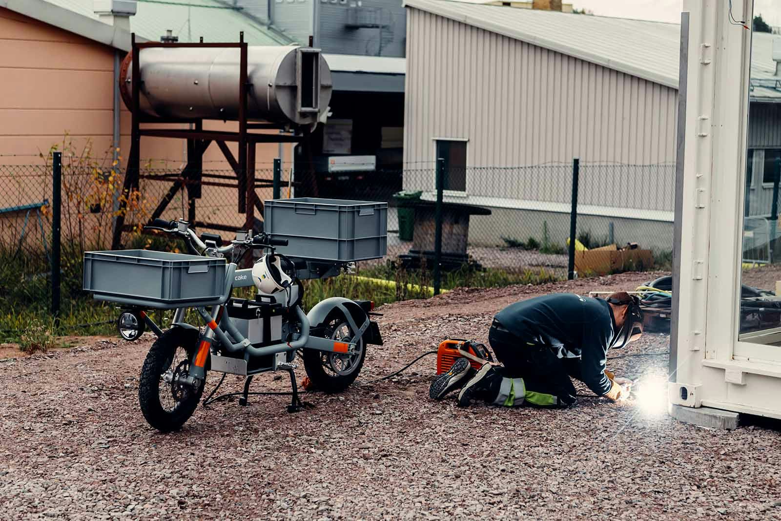 Cake's new work series electric motorcycle 