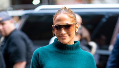 Jennifer Lopez is seen on November 11, 2019 in New York City. 