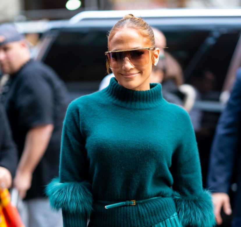 Jennifer Lopez is seen on November 11, 2019 in New York City.