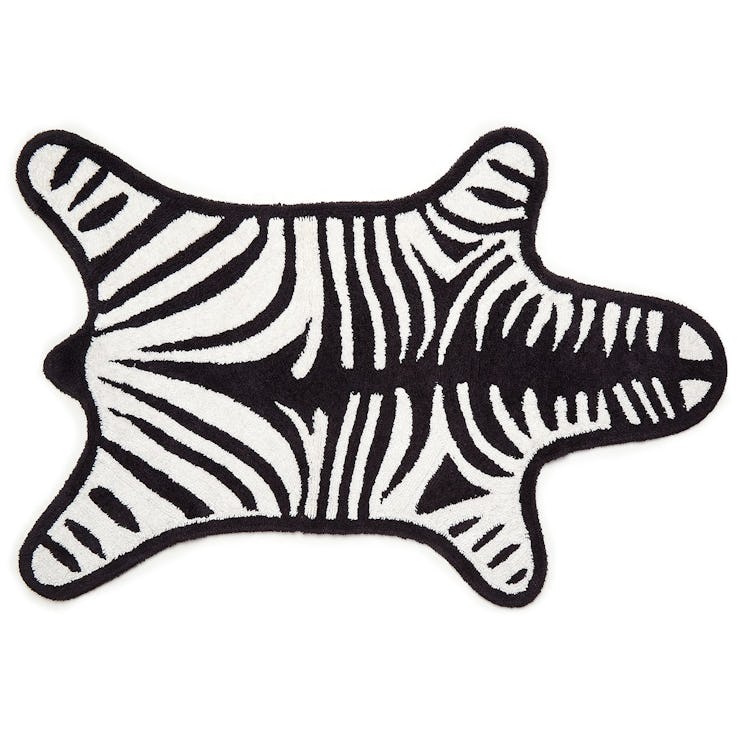 Reversible Zebra Bathmat