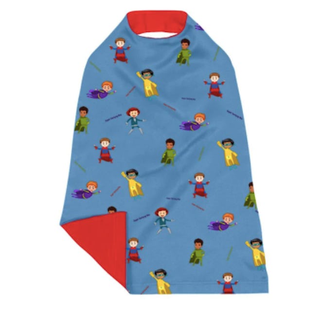 toddler super hero cape is a great stocking stuffer for toddlers