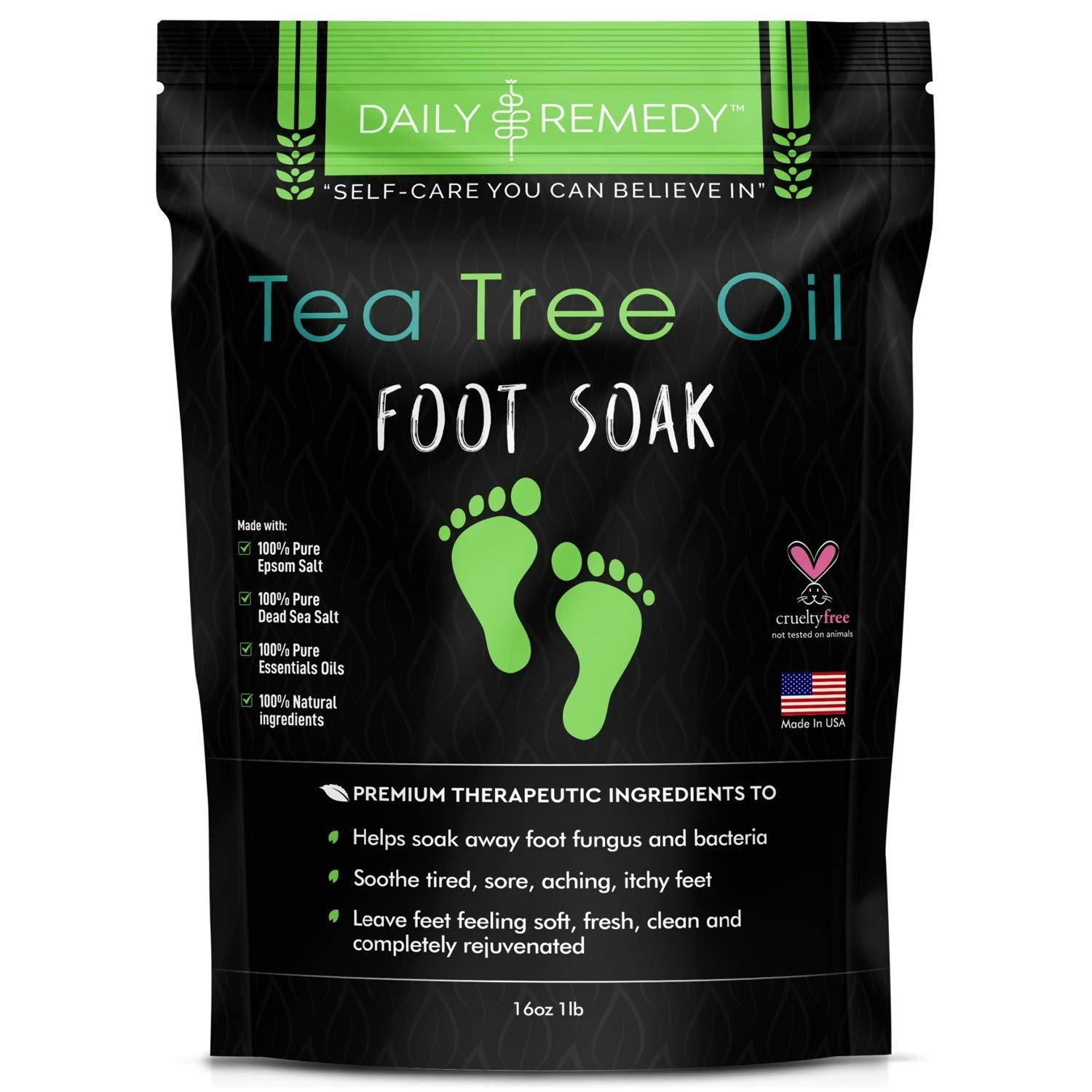 DAILY REMEDY Tea Tree Oil Foot Soak