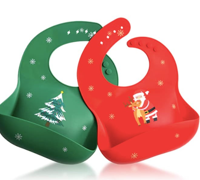 Christmas toddler bib  is a great stocking stuffer for toddlers