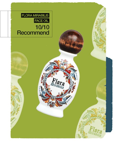 According to Bustle beauty writer's Flora Mirabilis Face Oil review, the face oil is great for dry s...