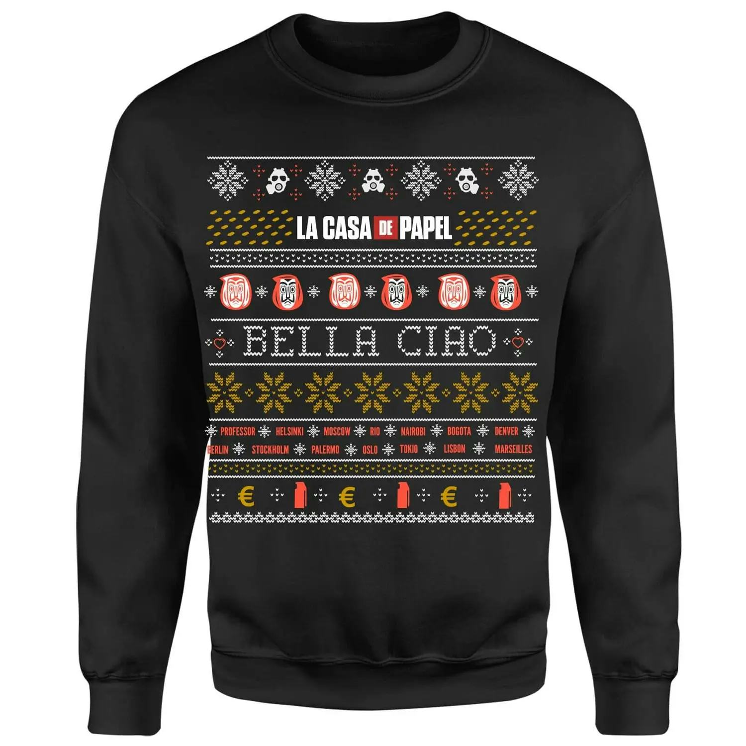 Money Heist Bella Ciao Unisex Christmas Sweatshirt