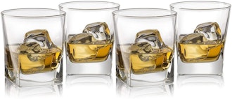 Red Rocks Whiskey Glass with Stones (Set of 4)