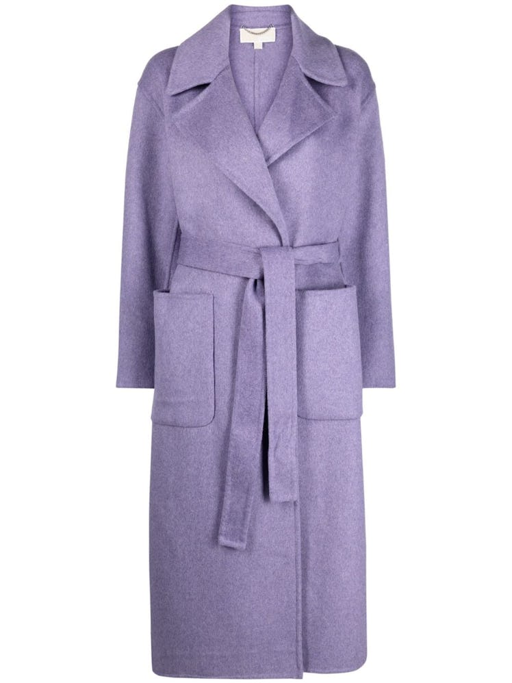Michael Michael Kors purple coat.