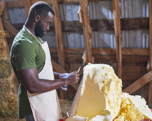 Olu carving butter on Michelle's season of 'The Bachelorette'