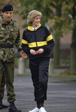 Princess Diana Visiting The Regiment In West Berlin, Germany. 