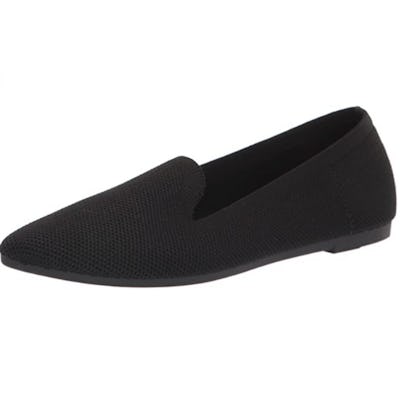 katliu Knit Pointed Toe Slip-On Shoes