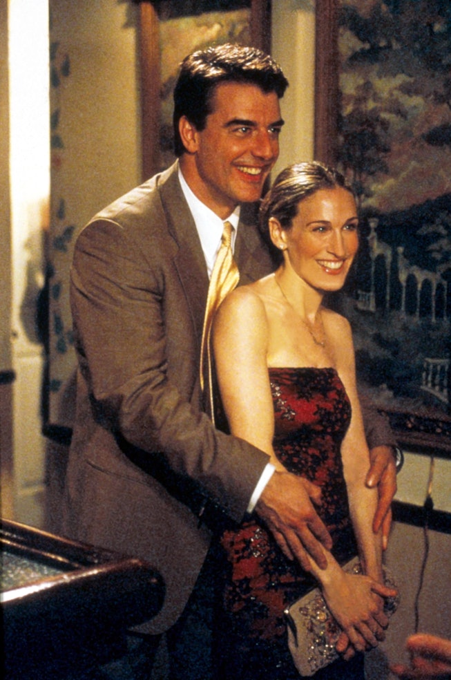 Chris Noth & Sarah Jessica Parker in Sex and the City.