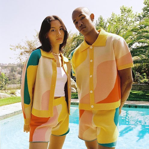 Models in YITAI outfits.