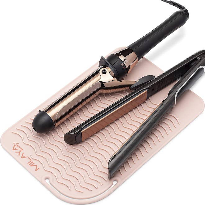 Milaya Beauty Silicone Heat Resistant Styling Station Mat