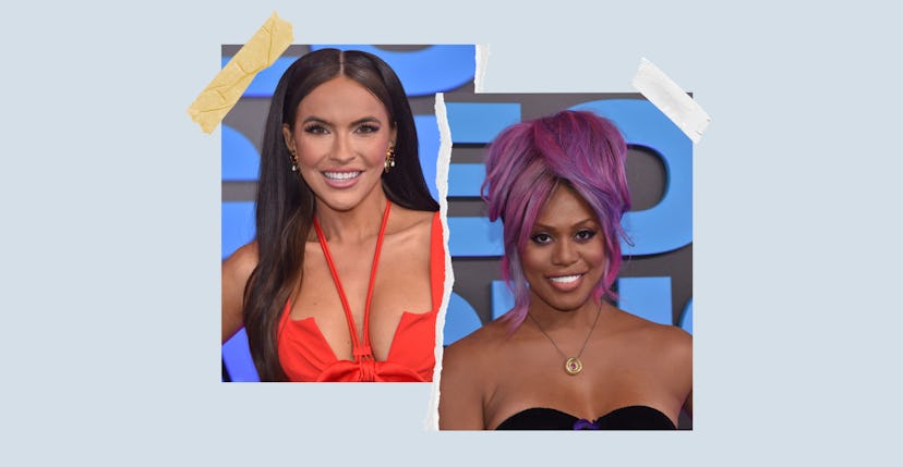 Chrishell Stause & Laverne Cox debuted bold new hair colors at the People's Choice Awards 2021.
