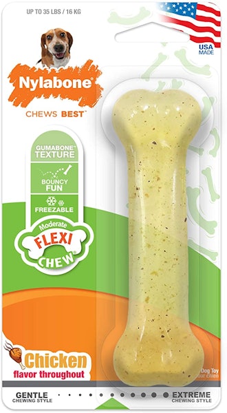 Nylabone Flex Moderate Chew Dog Toy Chicken 