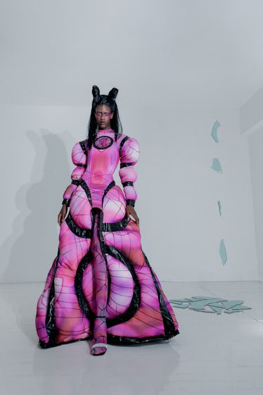 Marco Garro pink dress