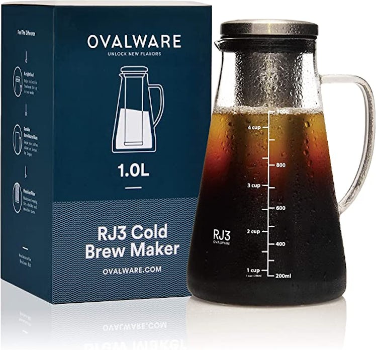 ovalware Airtight Cold Brew Iced Coffee Maker