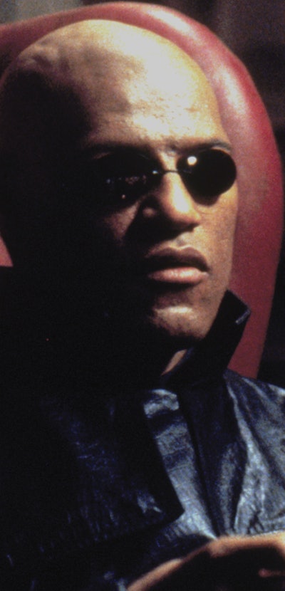 A screenshot of Morpheus in The Matrix