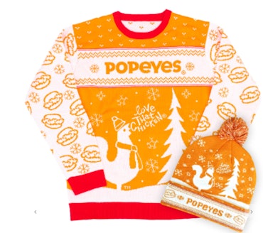 These ugly holiday sweaters for 2021 include brands like Popeyes.