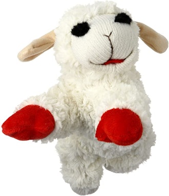 Multipet Lambchop Plush Dog Toy 10" with Squeaker