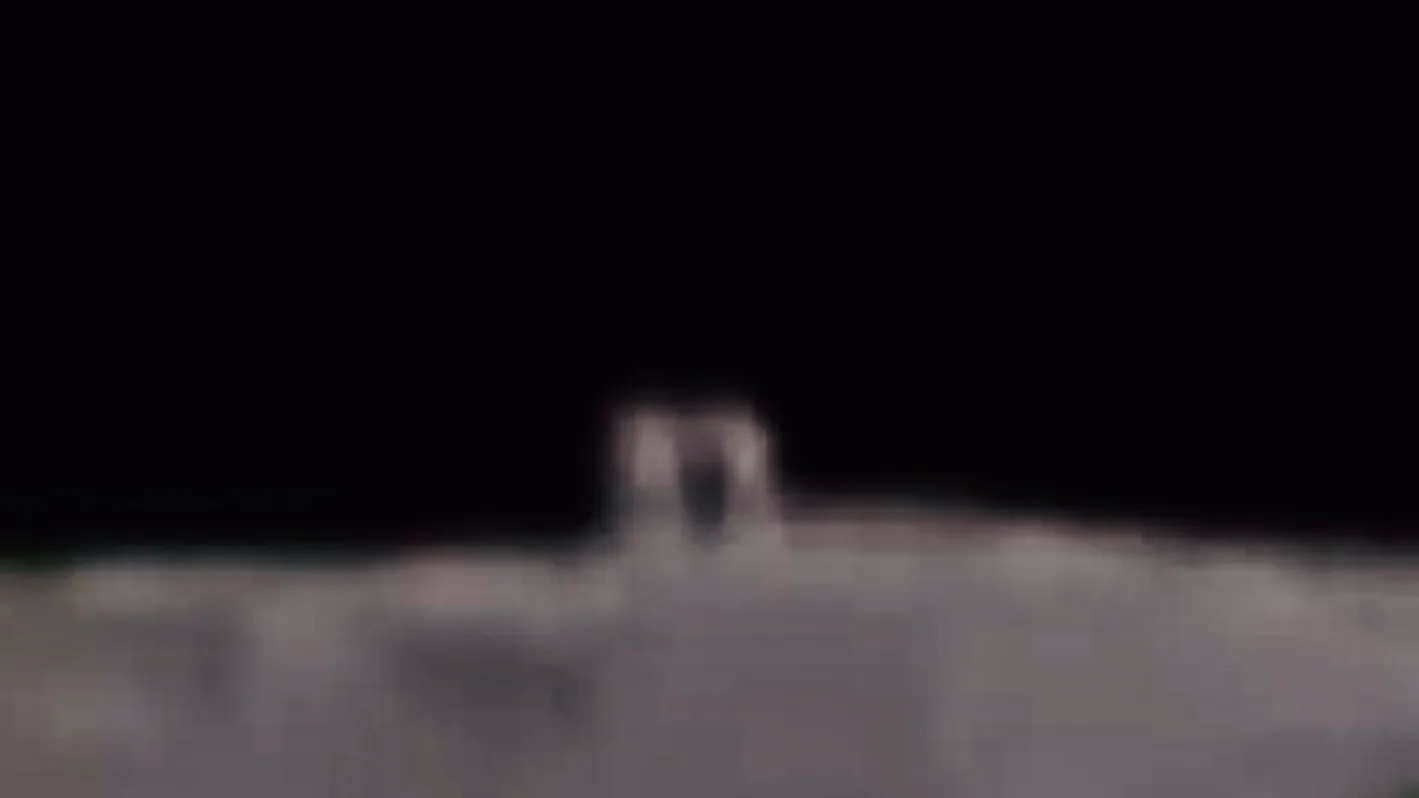Look: Chinese rover spots a