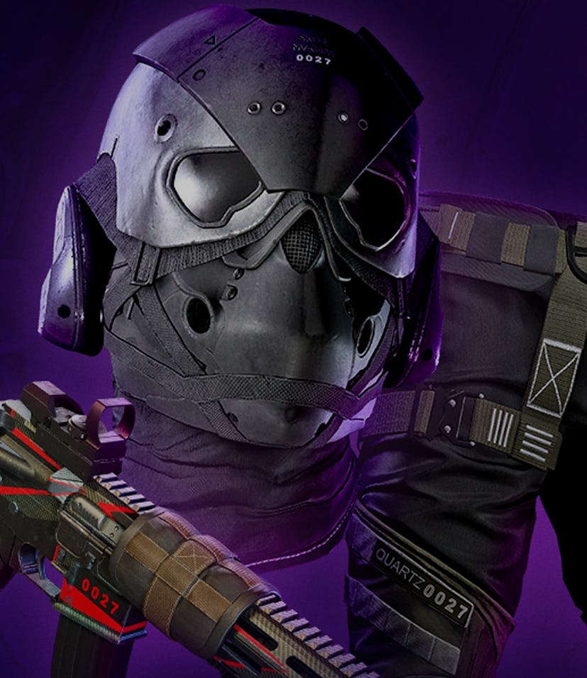 A photo of armor DLC from Ubisoft