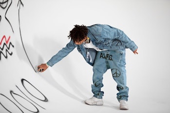 Jaden Smith and Levi's are making screen-printed denim jeans and jackets