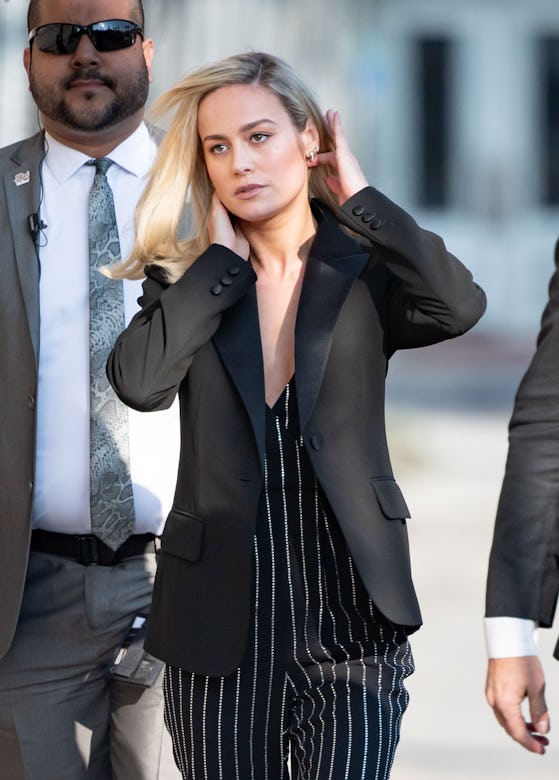 Brie Larson at 'Jimmy Kimmel Live' on March 4, 2019.