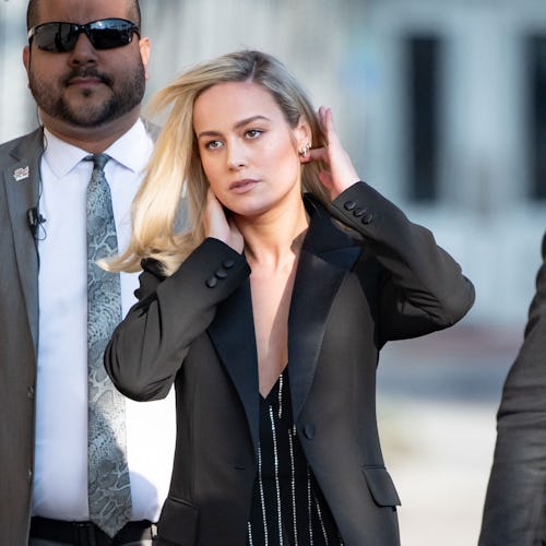 Brie Larson at 'Jimmy Kimmel Live' on March 4, 2019.