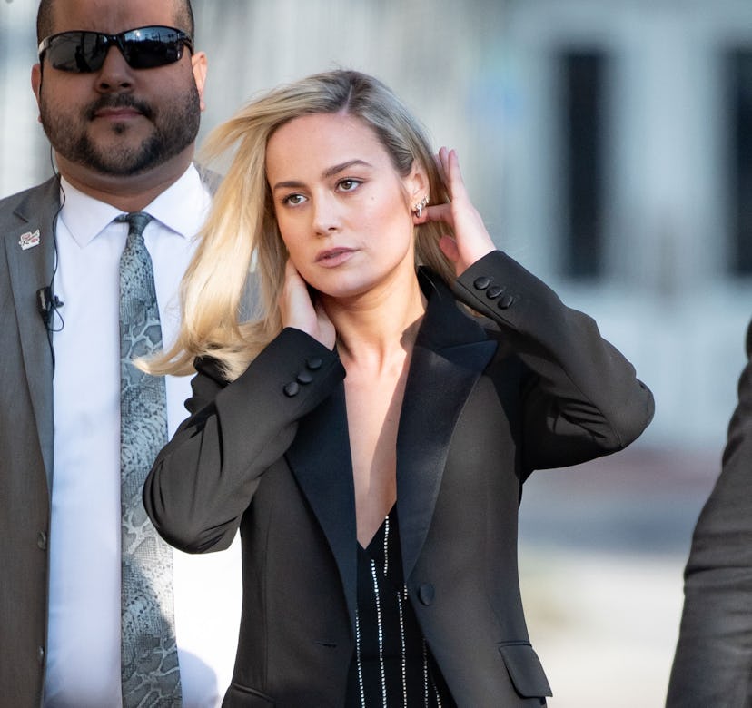 Brie Larson at 'Jimmy Kimmel Live' on March 4, 2019.
