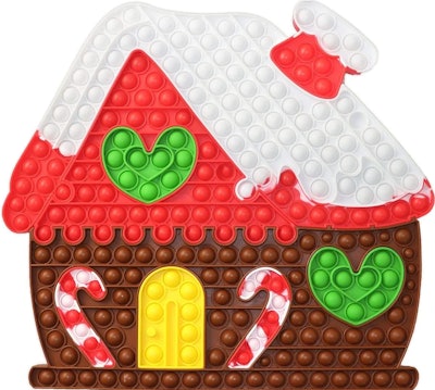 This pop it puzzle is the perfect holiday-themed gift for kids.