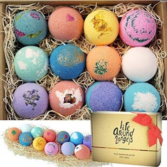 LifeAround2Angels Bath Bombs Gift Set (12-Pack)
