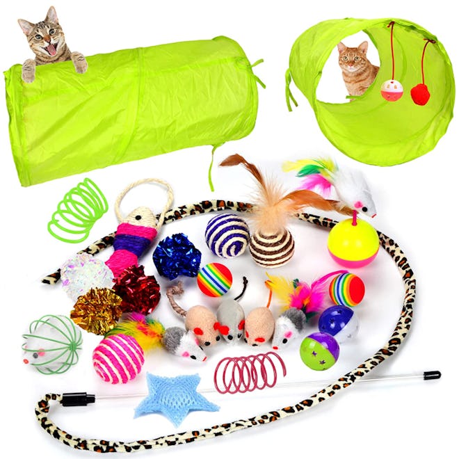 Youngever Cat Toy Assortment (24 Pieces)