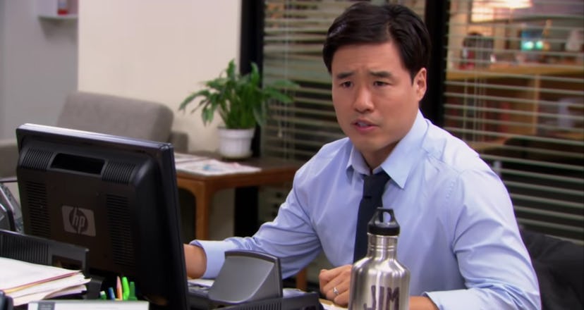 Randall Park takes on the identity of "Asian Jim" on an episode of "The Office."