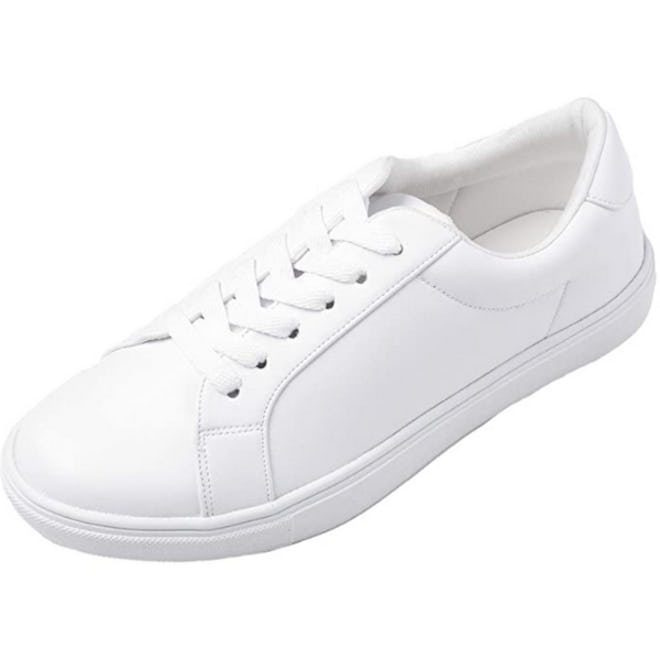 Feversole PU Leather Lace-Up Sneaker