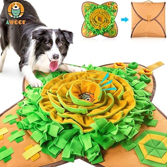 AWOOF Snuffle Mat Pet for Interactive Feeding