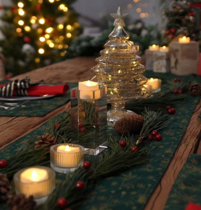 Homemory Battery Flameless LED Tea Light (12-Pack)