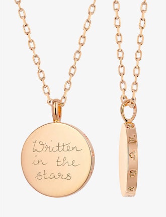 Merci Maman Personalised Zodiac Coin Necklace 