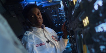 Danielle Poole For All Mankind piloting a nasa space shuttle