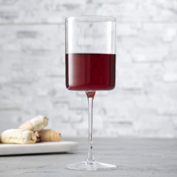 JoyJolt Red Wine Glasses (Set of 2)