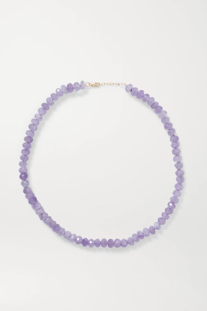 JIA JIA's purple Gold Amethyst Necklace