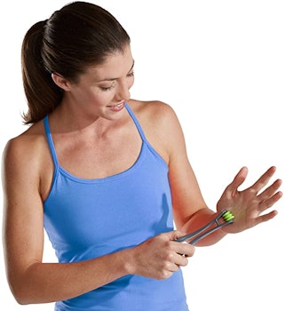 Gaiam Finger Massager Dual-Sided Hand Massage Roller Tool 